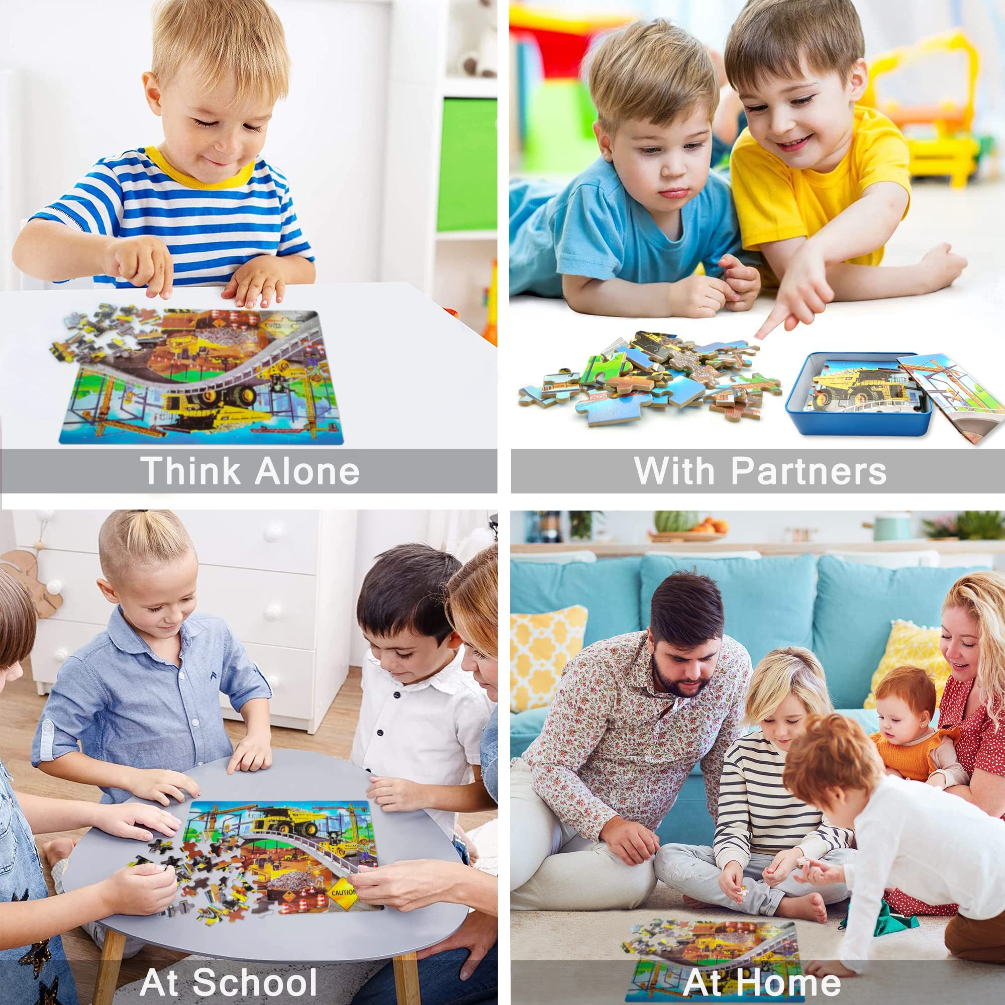 LELEMON Puzzles spatial-thinking boost, helps develop visual-spatial skills during play.