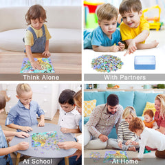 LELEMON smooth die-cut puzzle pieces facilitate easy assembly for kids
