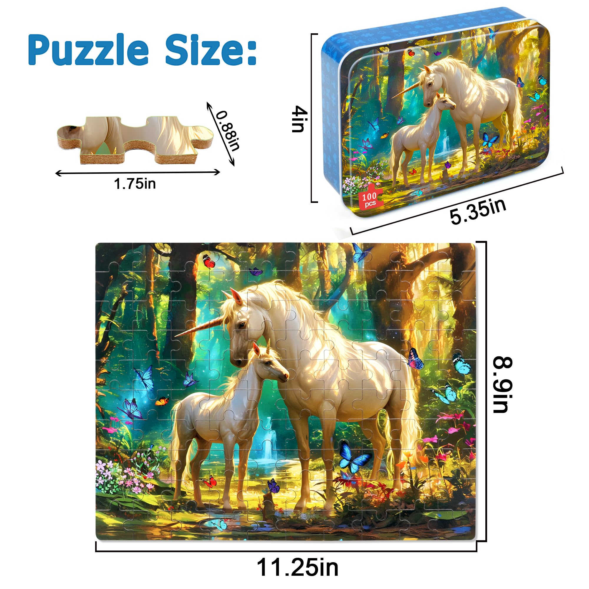 LELEMON puzzle pieces back-numbered for easy assembly and guided learning.