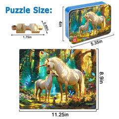 LELEMON puzzle pieces back-numbered for easy assembly and guided learning.