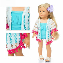 Lembani 18in doll bag enhances outfit coordination and carrying essentials.