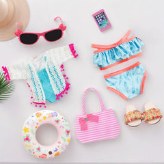 Lembani 18in doll clothes set offers quick outfit changes for diverse scenes.