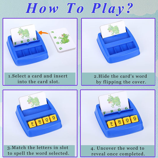 Lemofix eight letter cubes for hands-on spelling practice