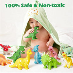 Lemofix dinosaur bath toys with backpack carry for easy on-the-go fun.