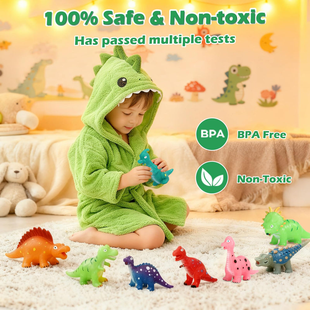 Lemofix durable BPA free dinosaur toy withstands rough water play