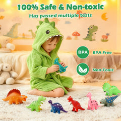 Lemofix durable BPA free dinosaur toy withstands rough water play
