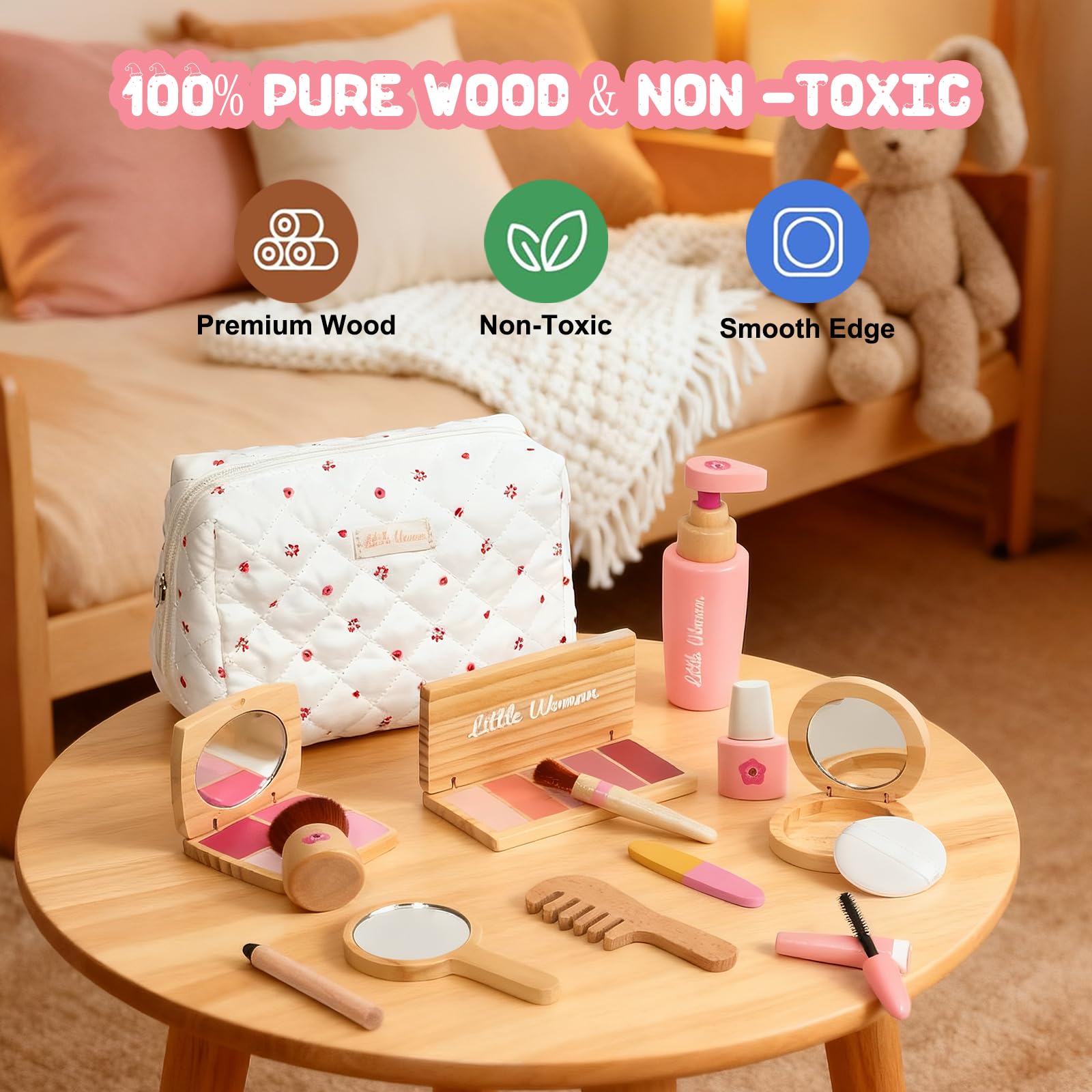 Lemofix wooden makeup kit eyebrow pencil for imaginative styling