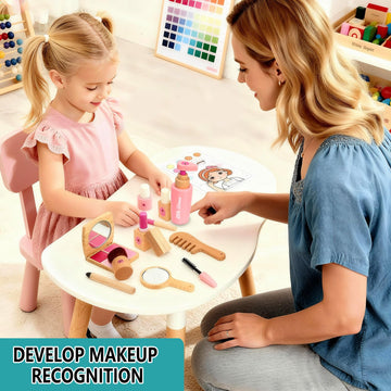 Lemofix wooden makeup kit eyeshadow tray for colorful play