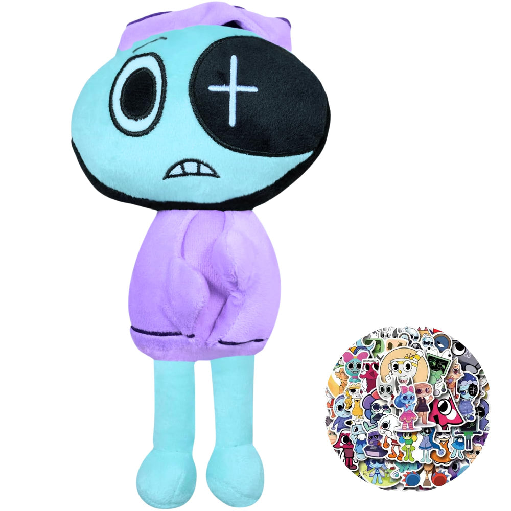 Lemoneon Dandy's World Astro plush 11in, side view, cozy travel companion.