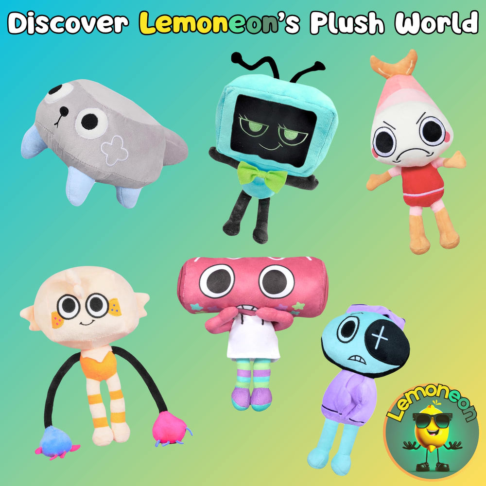 Astro plush in room scene, ready to brighten fans' shelves and desks.