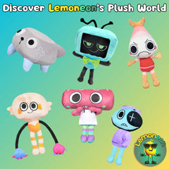 Astro plush in room scene, ready to brighten fans' shelves and desks.