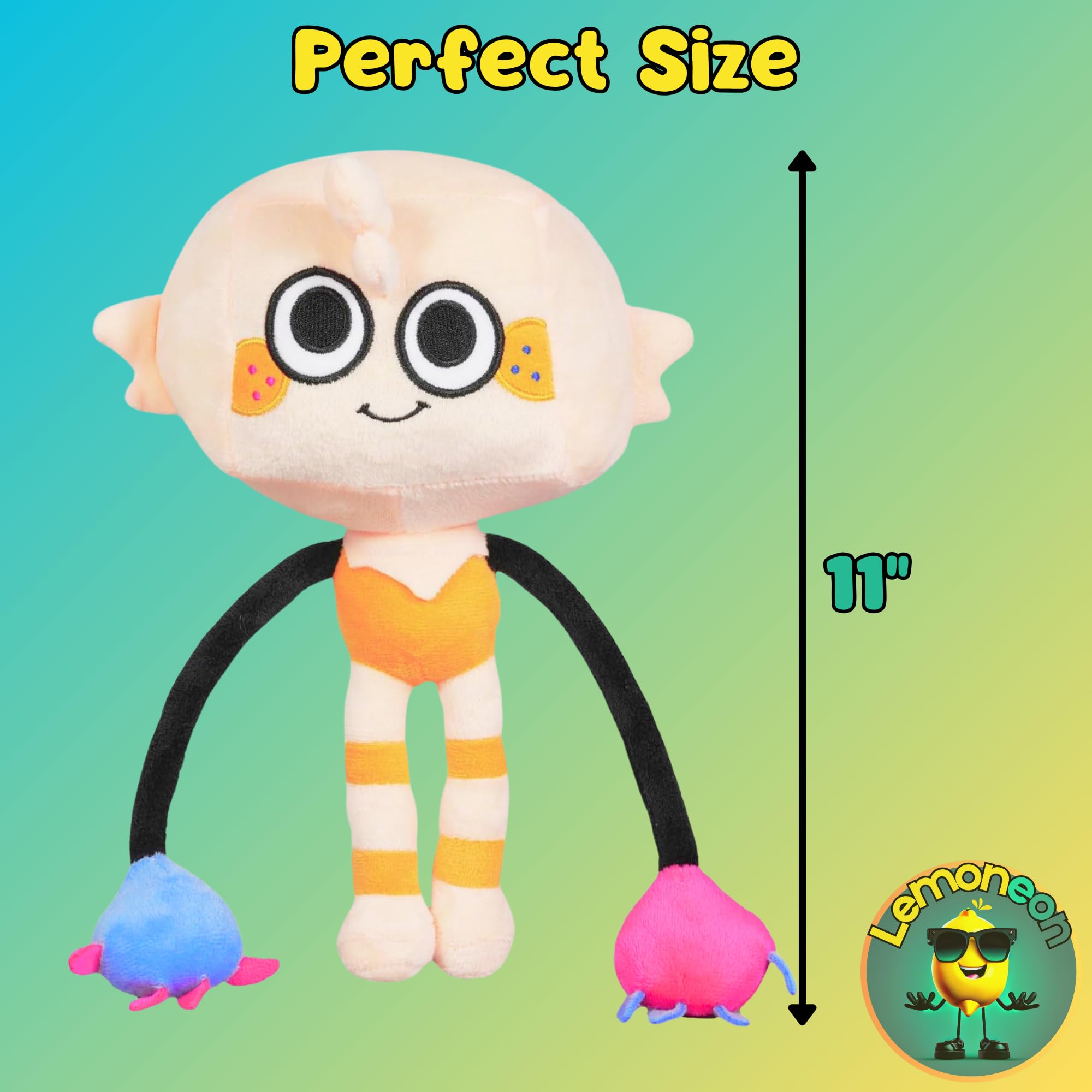 Lemoneon Dandy's World Goob plush with durable fill for lasting play.