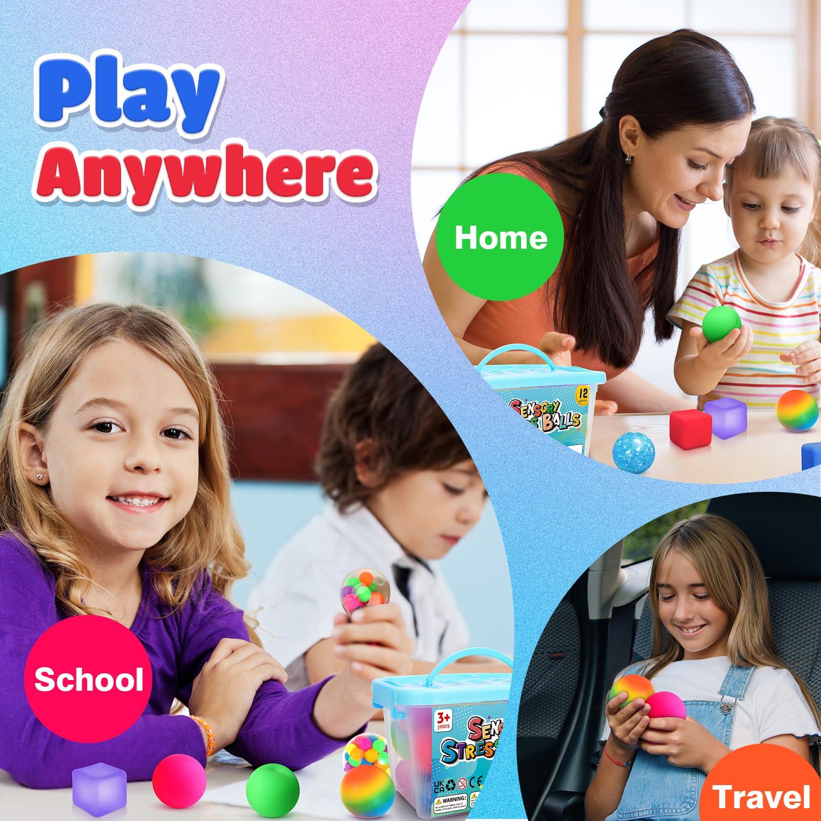 Lemostaar stress balls quiet use in classroom settings
