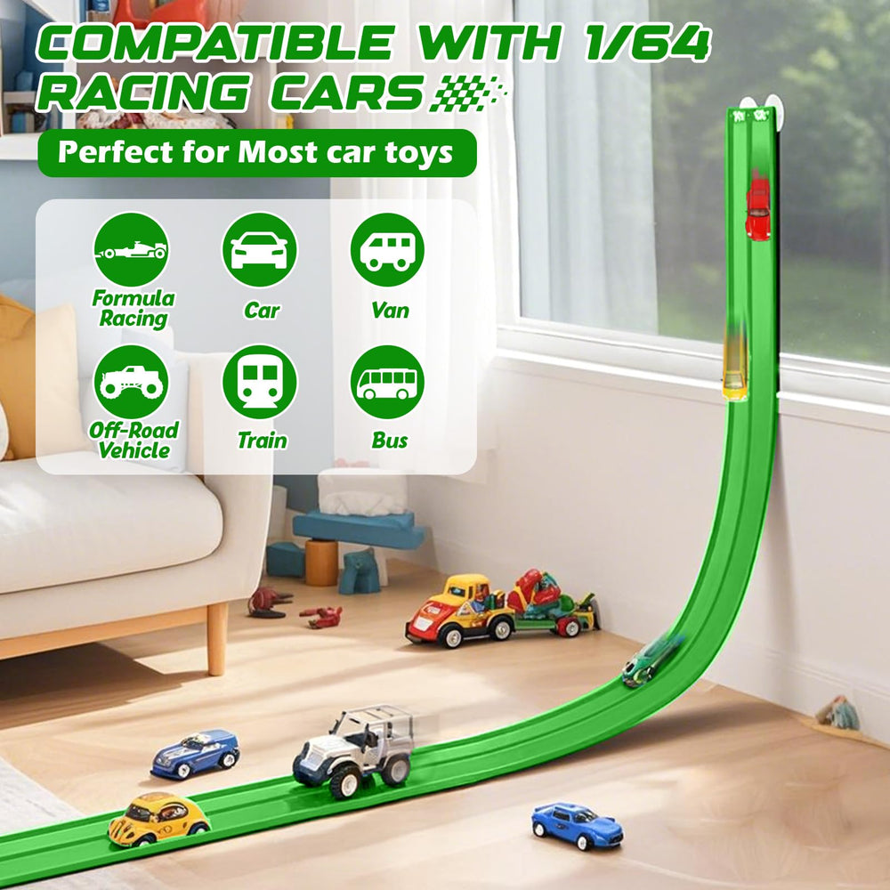 Lemostaar suction cups provide strong grip on windows and tables for secure play.