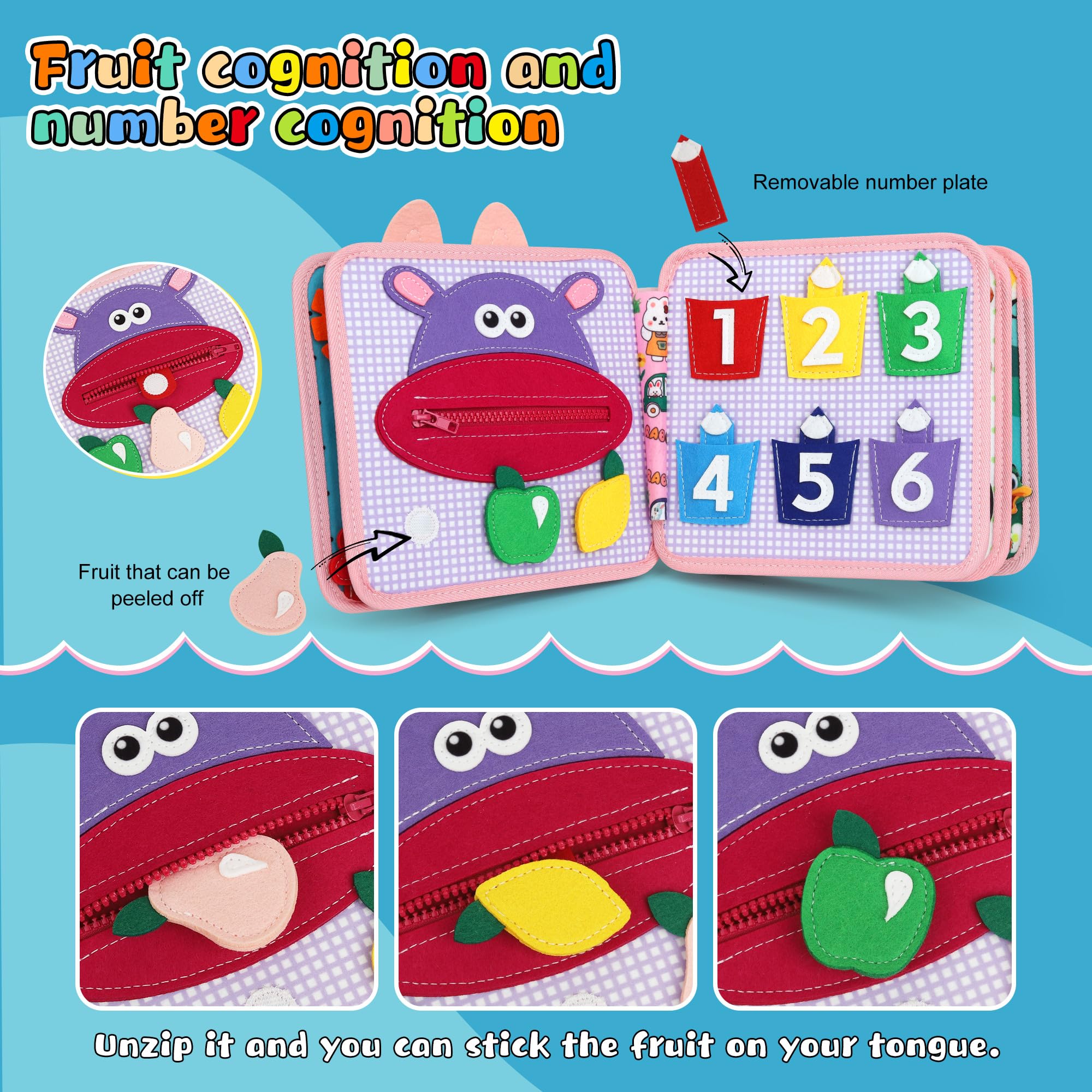 Lemrok Bunny Adventure colors and fruits aid color recognition and matching for toddlers