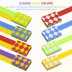 LENDOD colorful blocks form geometric shapes to spark imagination.
