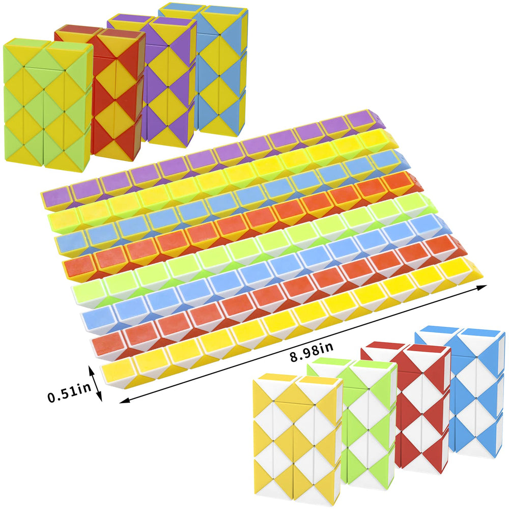 LENDOD mini snake cubes rotate in four directions for shape challenges.