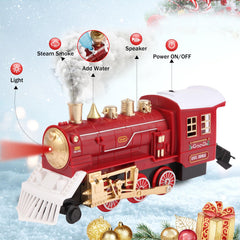 LENGTOUQ Christmas tree models included for festive train setups.