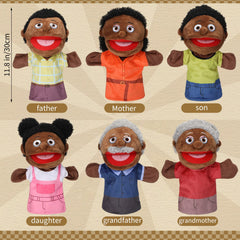 Lenwen grandpa puppet with movable mouth supports expressive narration and memory games.