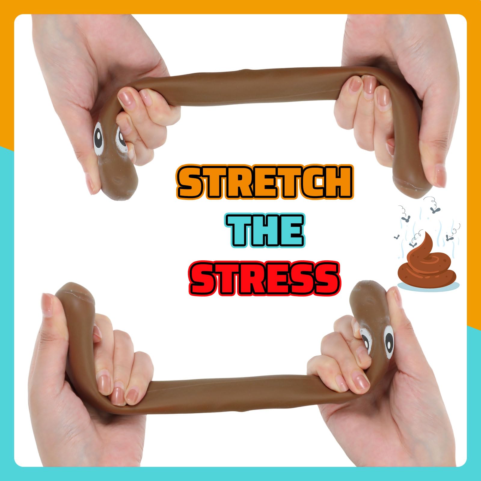 Lenwen cleanup-friendly brown stress balls maintain shape after use.