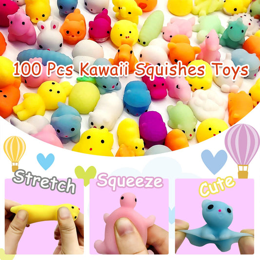 LENYOQIN animal squishies with soft touch texture for calming fidget activity.