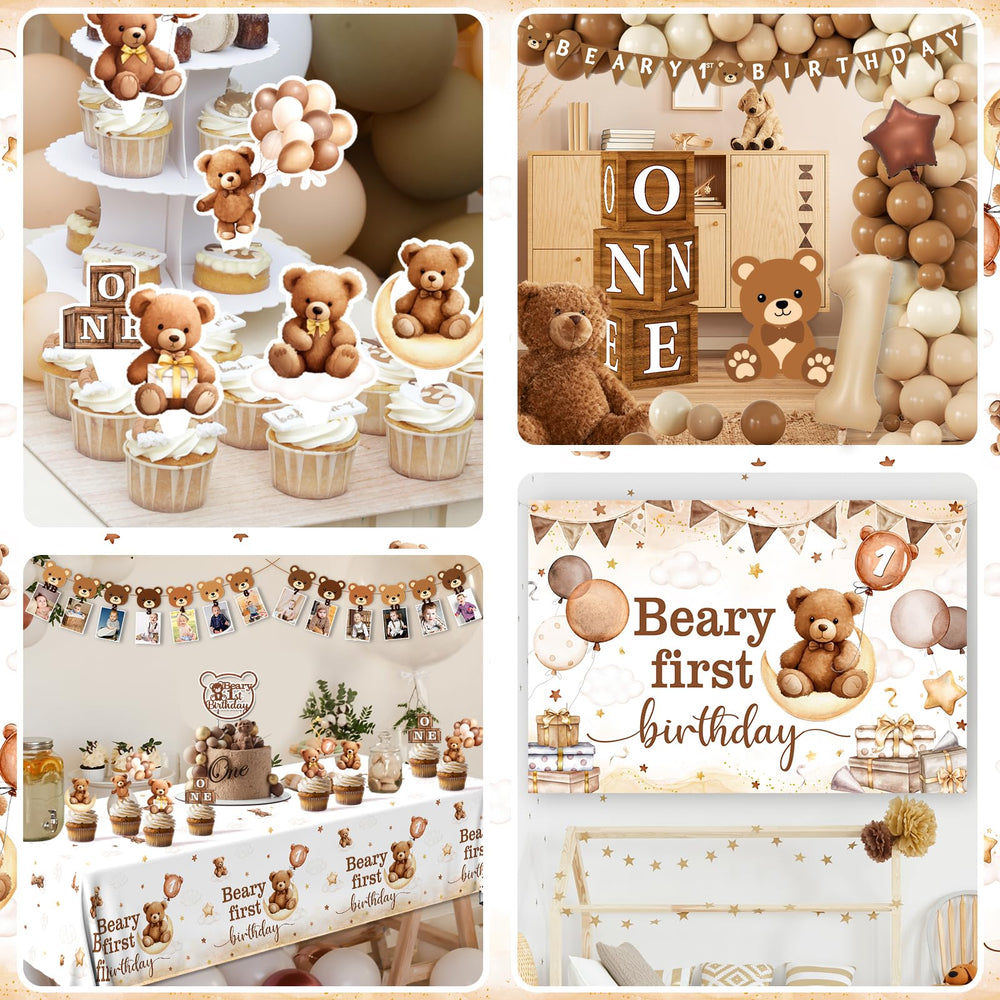Lenyunge Beary First Birthday Outfit for themed photos and guest wear