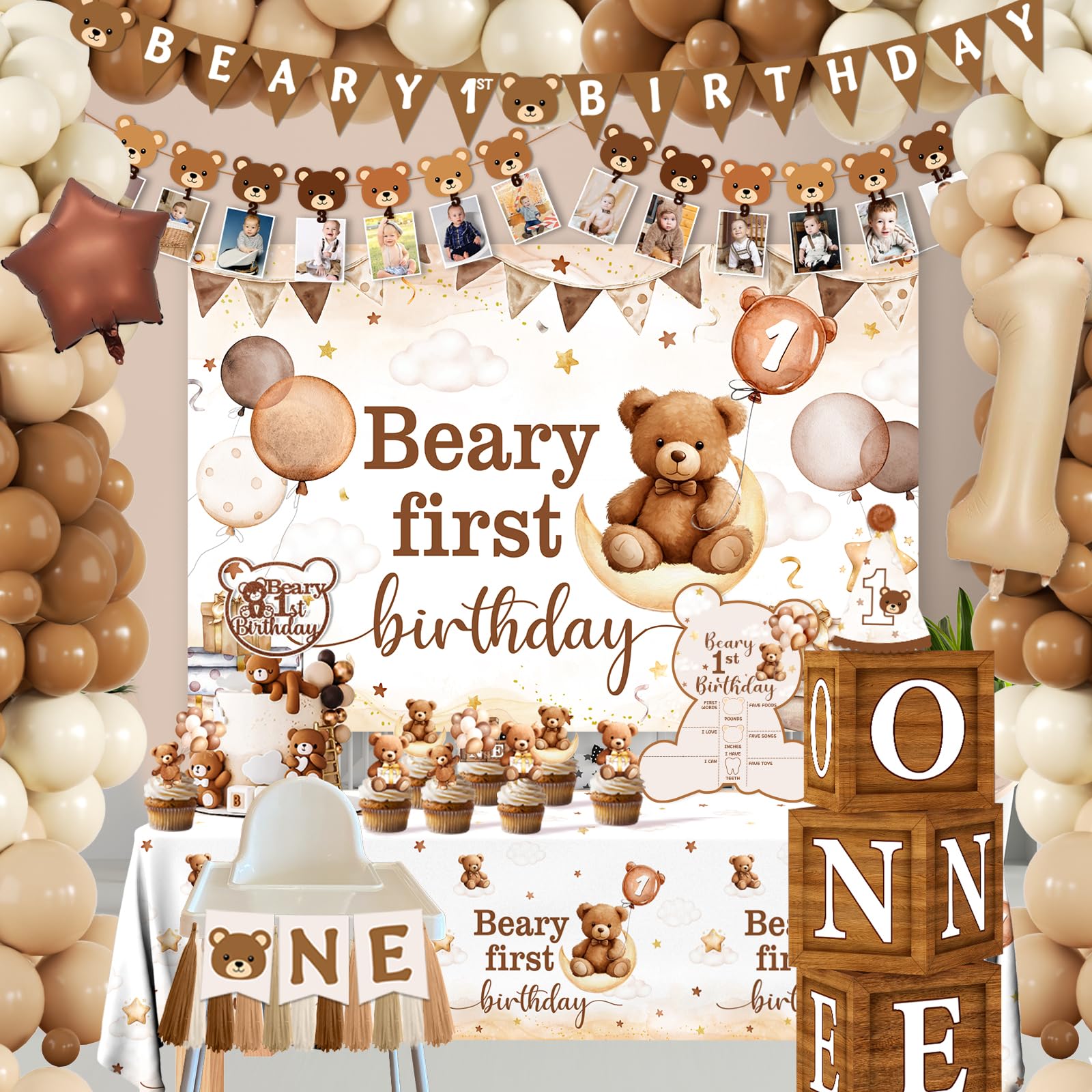 Lenyunge Plastic Bear Tablecloth protecting surfaces with bear-themed style