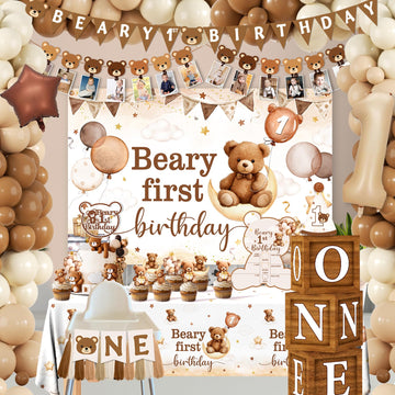 Lenyunge Plastic Bear Tablecloth protecting surfaces with bear-themed style