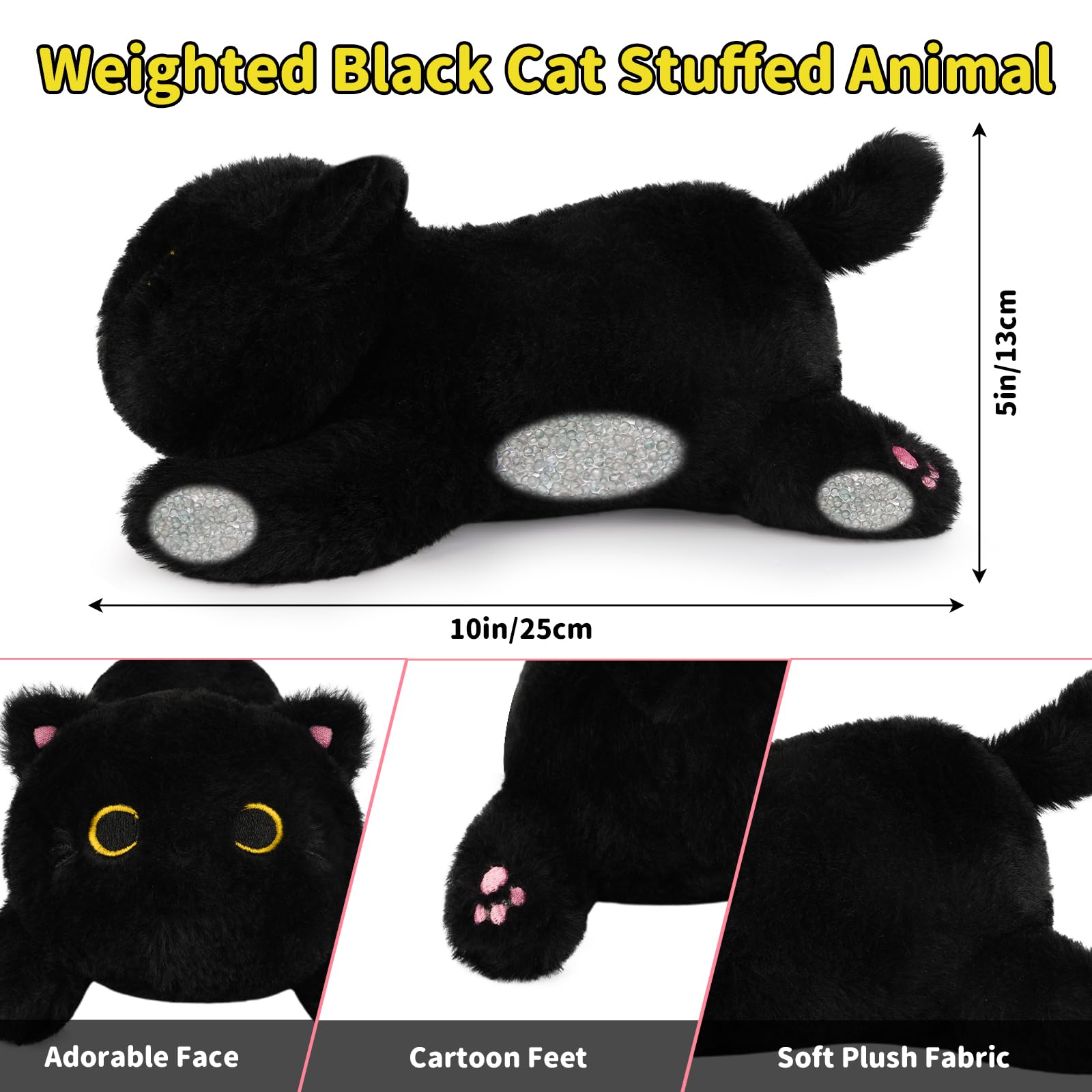 Leokawin weighted plush adds a cute, comforting decor touch to a child’s room.