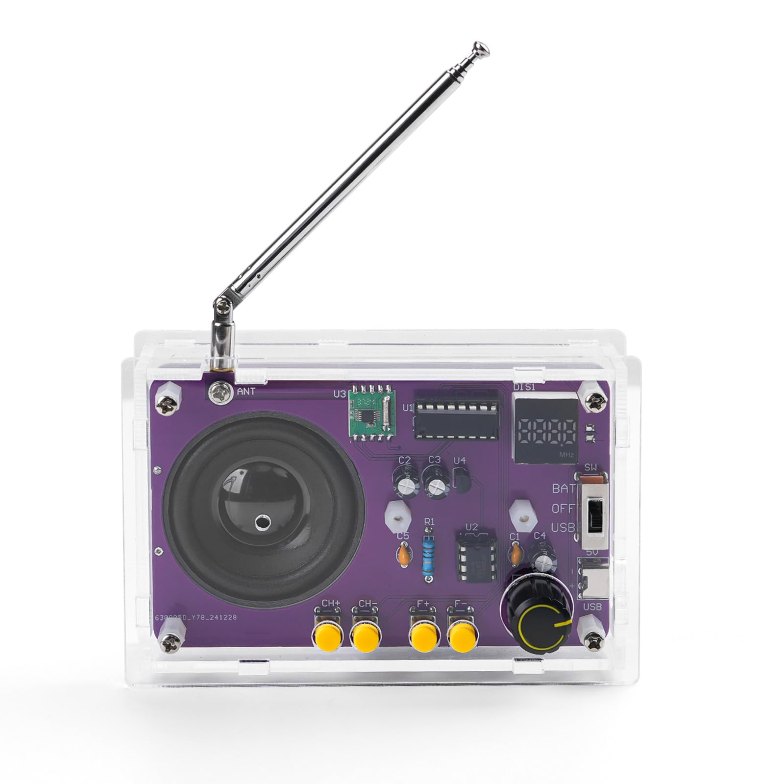 LEPANDA 2-inch speaker detail with clear sound focus