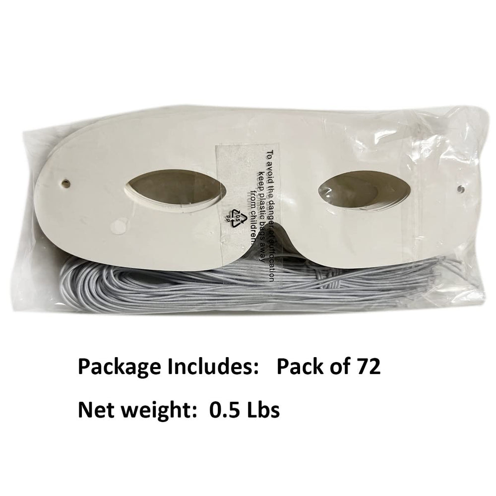 Lependor white eye mask simplifies festive costume design and parties.