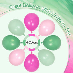 Leraqertra dusty green 12-inch balloons for refined contrast