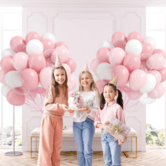 Leraqertra pink ribbon for coordinated display setups.