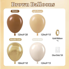 Leraqertra sand white balloons 12inch offer versatile neutrals for chic baby showers and weddings.