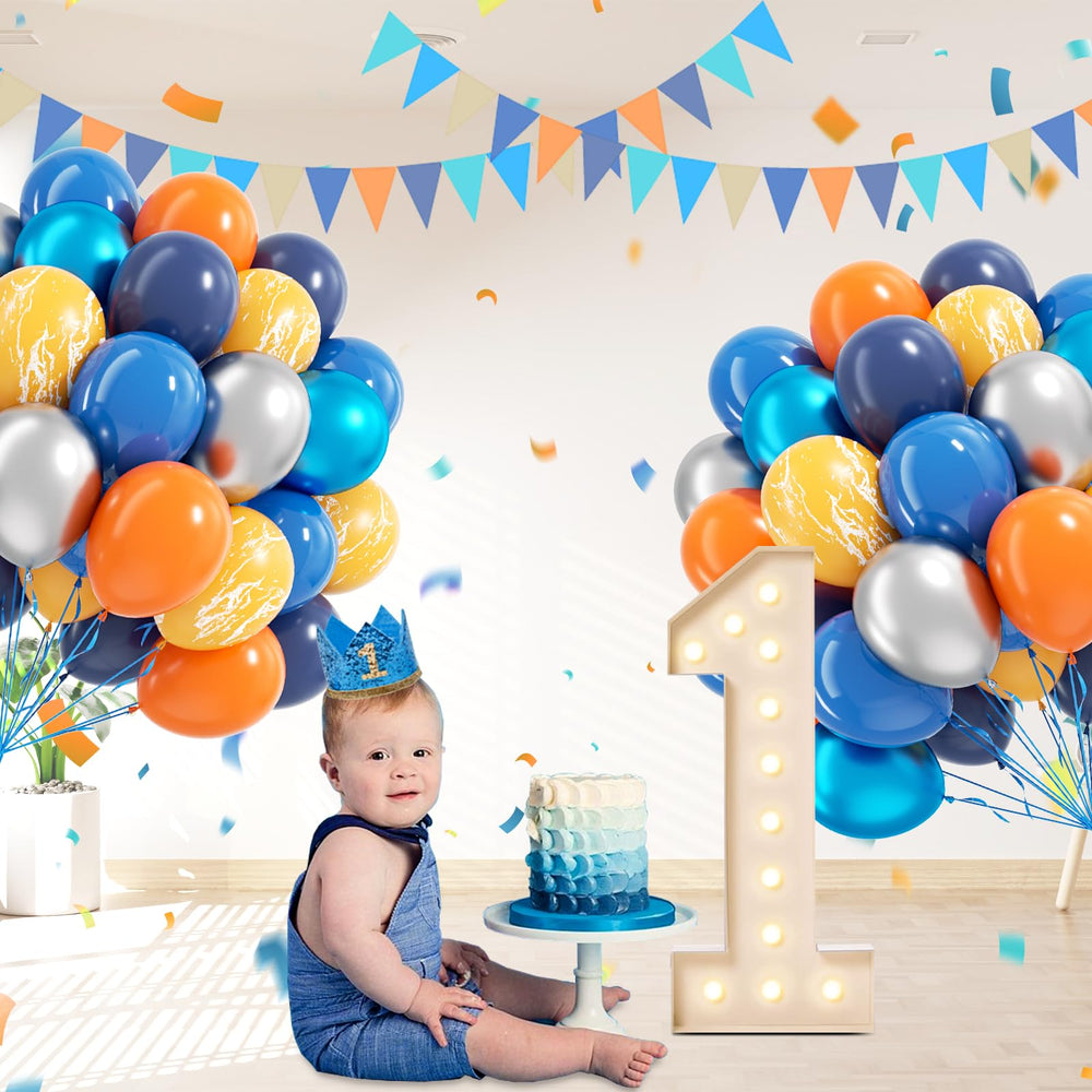 Leraqertra yellow print 12in balloons for bright planetary details