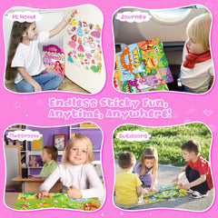 Lerifer sticker book Princess theme inspires creative narratives and color recognition.
