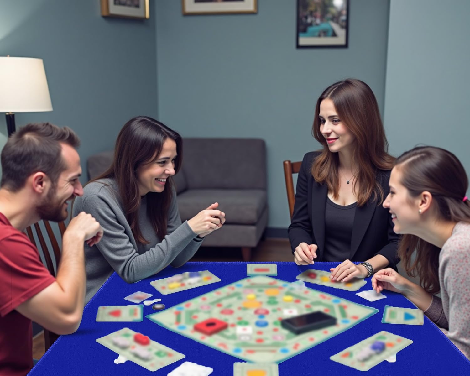 LERYG waterproof surface resists spills during lively gaming sessions.