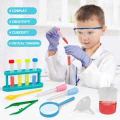 Lesheng space safety glasses on a young researcher