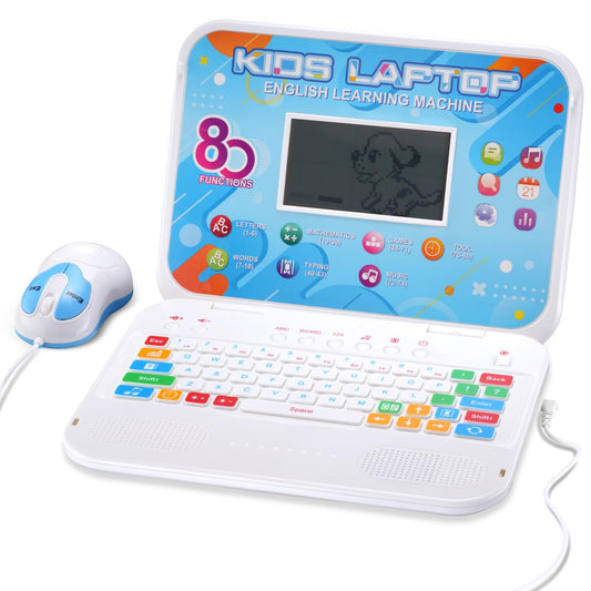 Leshitian kids laptop keyboard with real layout for early typing practice
