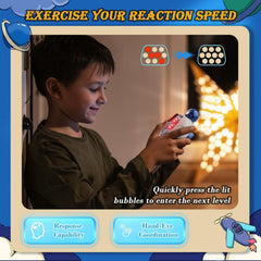 Lesipee Fast Push Game blue astronaut multiplayer mode supports parent-child playtime