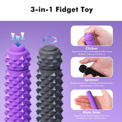 LESONG 3in1 fidget clicker provides tactile feedback during breaks.