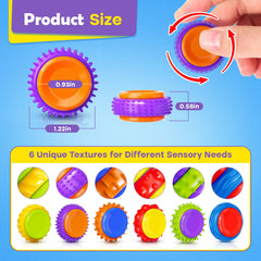 LESONG durable silicone fidget toy ensures safe, portable play anywhere