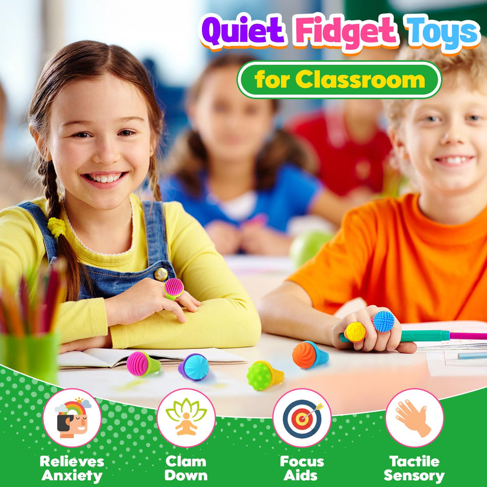LESONG fidget rings DIY combinations demonstrate versatile sensory play for hands-on learning