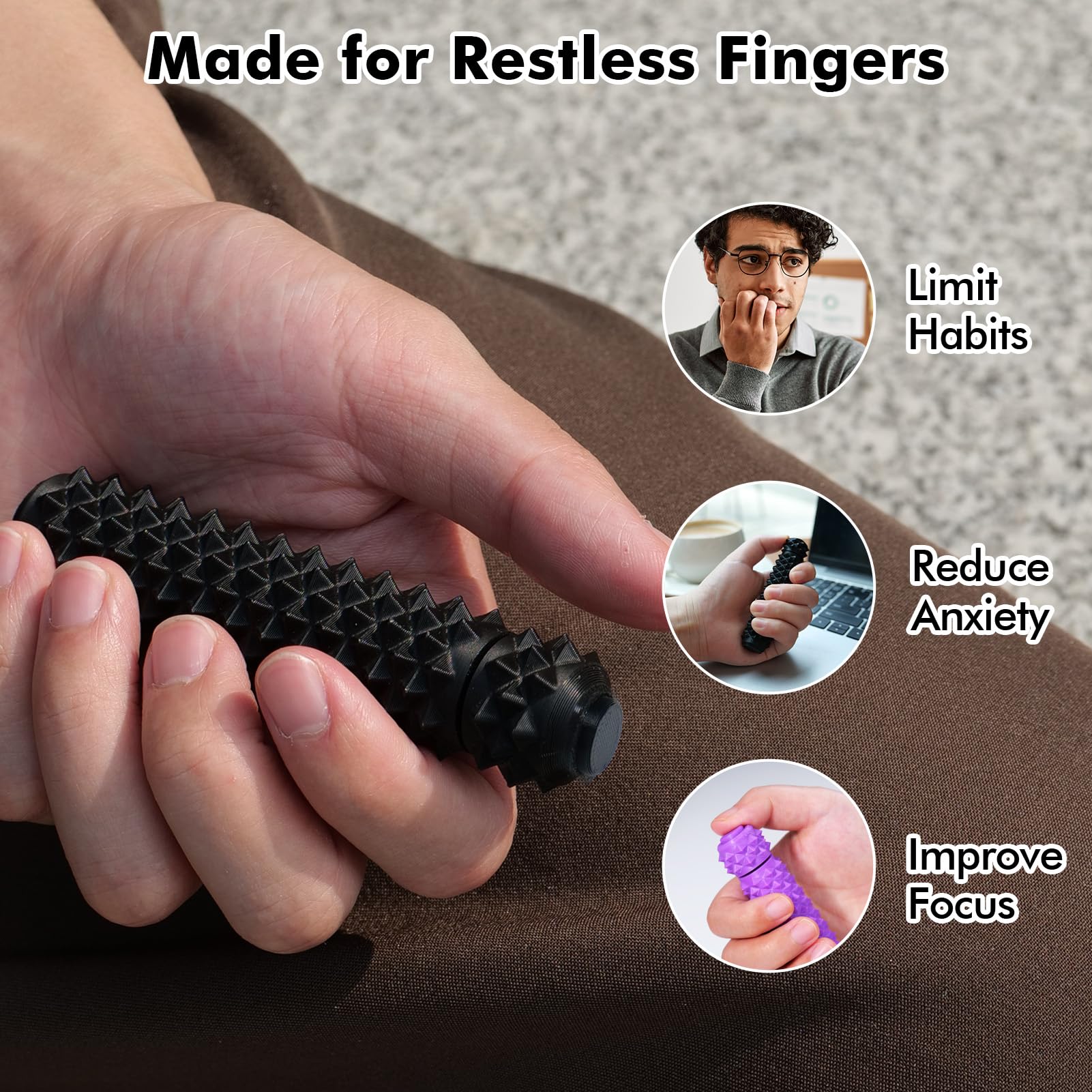 LESONG gradient-colored fidget draws attention and boosts engagement.