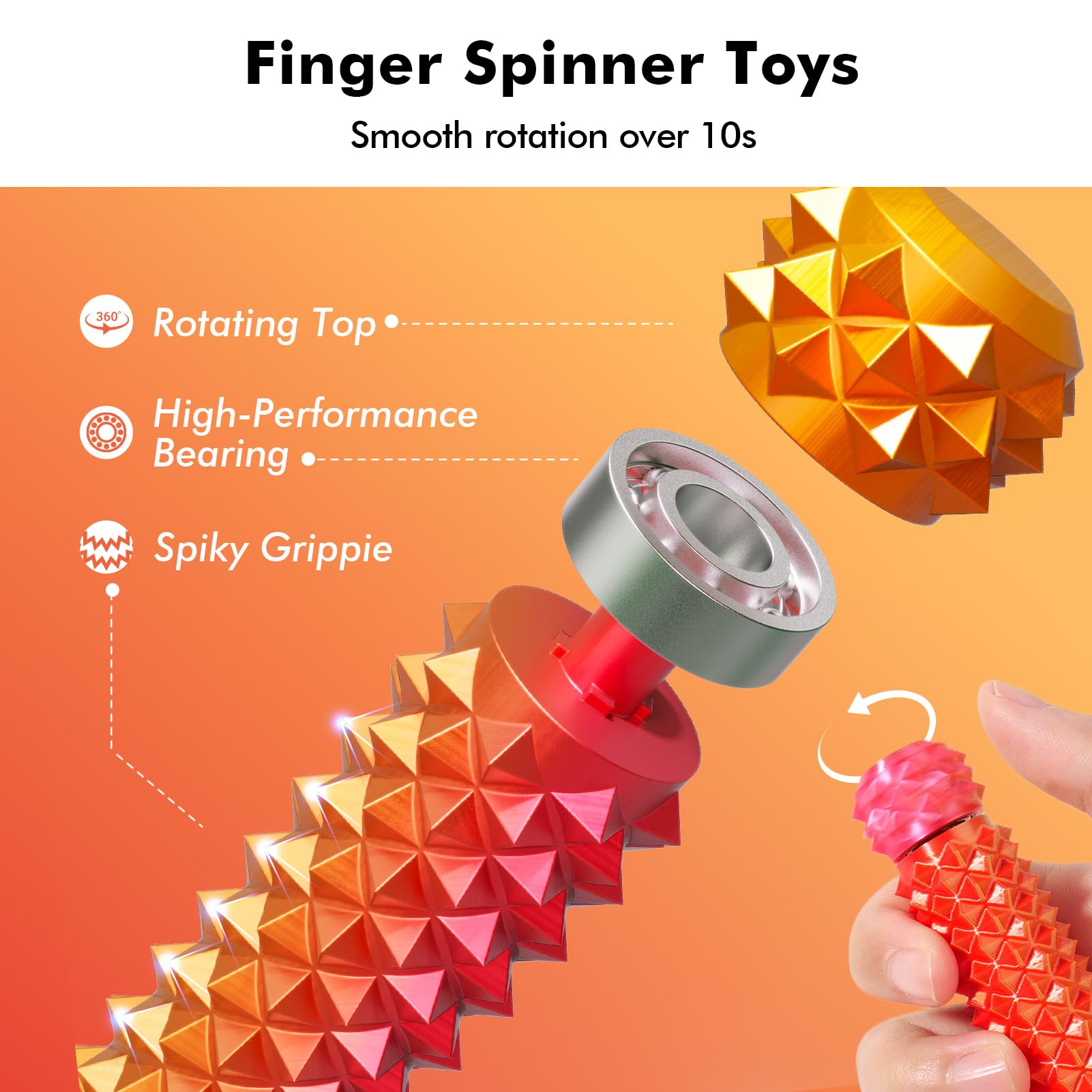 LESONG pocket-size fidget designed for one-handed use in busy settings.