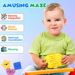 LESONG sensory gel maze dynamic puzzle invites planning and problem solving.