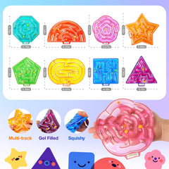 LESONG sensory maze toy durable plastic withstands daily use by kids