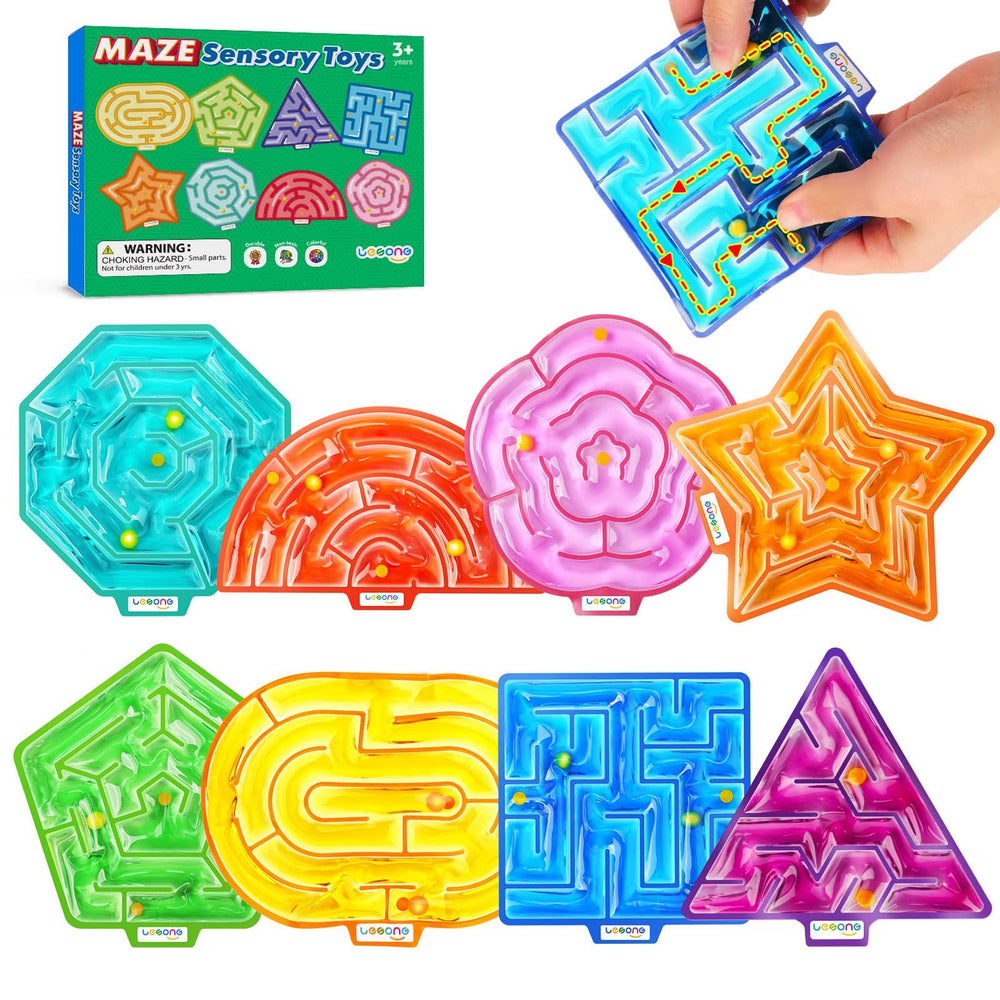 LESONG sensory maze toy front view supports focused play and tactile exploration