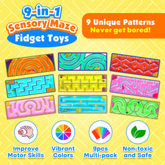 LESONG silent fidget mazes stay discreet for classrooms and offices.