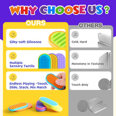 LESONG silicone fidget toy handheld design ideal for on-the-go stress relief.